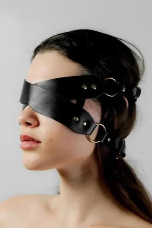 Bande Moi - Masque Bandeau Cuir Végan - la petite lingerie