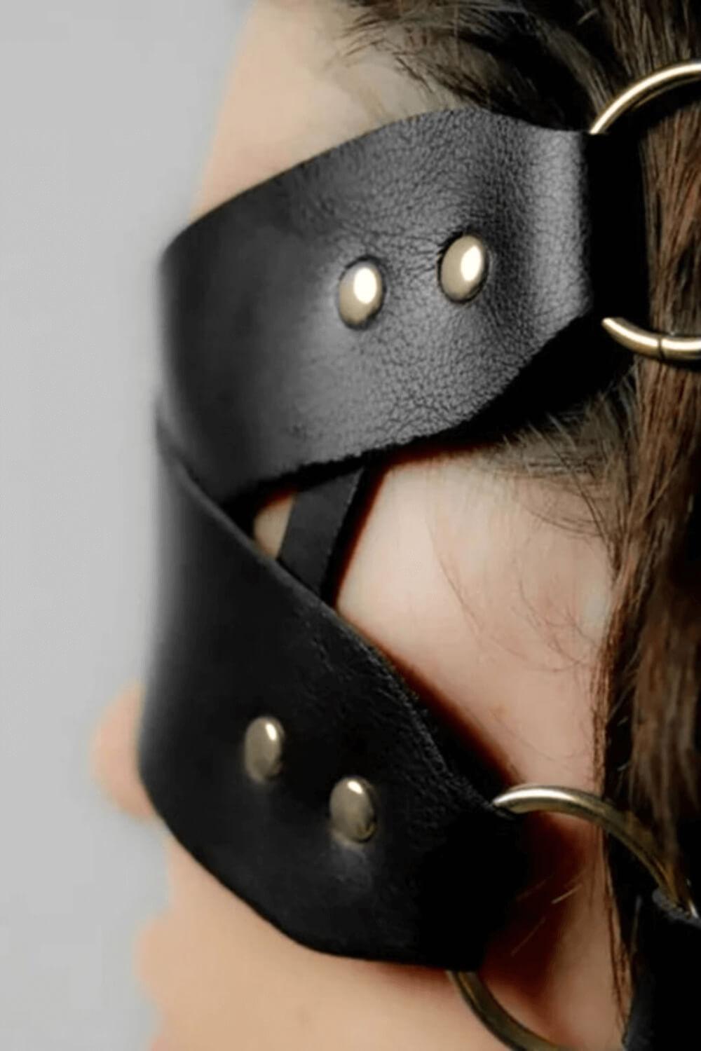 Bande Moi - Masque Bandeau Cuir Végan - la petite lingerie